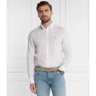 Koszule męskie - Tommy Hilfiger Lniana koszula PIGMENT DYED Regular Fit - miniaturka - grafika 1