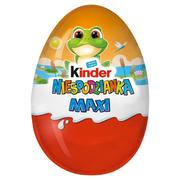 Kinder Niespodzianka Maxi Pusta figurka z mlecznej czekolady z niespodzianką 100 g