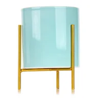 Donice - Candy Flowers, Osłonka na doniczkę, jasnoniebieska - miniaturka - grafika 1