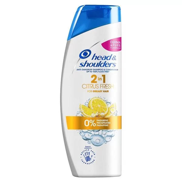 Head&Shoulders Anti-Dandruff Shampoo & Conditioner 2in1 szampon przeciwłupieżowy z odżywką Citrus Fresh 750ml