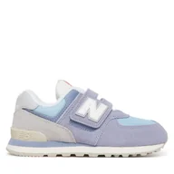 Buty dla dziewczynek - Sneakersy New Balance PV574BLG Fioletowy - miniaturka - grafika 1