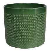 Donice - Osłonka ceramiczna 417 28 cm zielony lazur - miniaturka - grafika 1