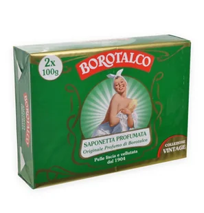 Borotalco Roberts: Set of 6 Talco borosilikonowego Scented Soaps * Limited Edition. * (Box of Six 100 G  3.5 oz Envelopes) [import z Italian] - Mydła - miniaturka - grafika 2