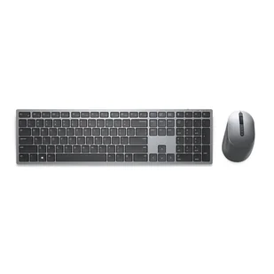 DELL KM7321W klawiatura Dołączona myszka RF Wireless + Bluetooth QWERTY Skandynawia Szary, Tytan - Zestawy myszka + klawiatura - miniaturka - grafika 1