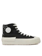 Trampki damskie - Pepe Jeans Trampki Samoi Divided PLS31554 Czarny - miniaturka - grafika 1