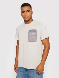 Koszulki męskie - Pepe Jeans T-Shirt Abner PM508074 Szary Regular Fit - grafika 1