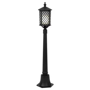 Chicago lampa stojąca ogrodowa 1xE27 czarna K-8217 - Lampy ogrodowe - miniaturka - grafika 1