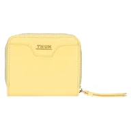 Portfele - THUN Mały żółty portfel ze sztucznej skóry, kolekcja Always with Me, 11 x 3,5 x 9,5 cm - miniaturka - grafika 1