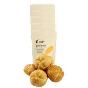 Naturalnie Zdrowe Mieszanka do wypieku bułek kajzerek 100% orkiszowa Zestaw 5 x 500 g - żywność - Ciasta i półprodukty do ciast - miniaturka - grafika 1