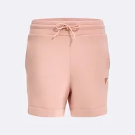Spodenki damskie - Damskie Spodenki GUESS ELLY SHORTS V2GD17KAMN2-G6M1 – Różowy - miniaturka - grafika 1