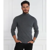 Swetry męskie - Calvin Klein Wełniany golf | Slim Fit - miniaturka - grafika 1