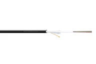 Kable światłowodowe - Digitus Kabel światłowodowy wielomodowy uniwersalny 12 włókien OM3 50/125, Dca, LSOH, 1500N, A/I-DQ(ZN)BH, czarny, długość docinana na zamówienie - miniaturka - grafika 1