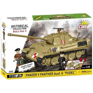 Klocki plastikowe COBI Historical Collection World War II Panzer V Panther Ausf. G "Pudel" COBI-2655 - Klocki - miniaturka - grafika 1