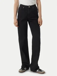 Vero Moda Jeansy Tessa 10290541 Czarny Wide Leg - Spodnie damskie - miniaturka - grafika 1