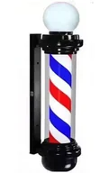 Meble fryzjerskie - Słupek plafon barberski znak lampa czarny 88cm - miniaturka - grafika 1