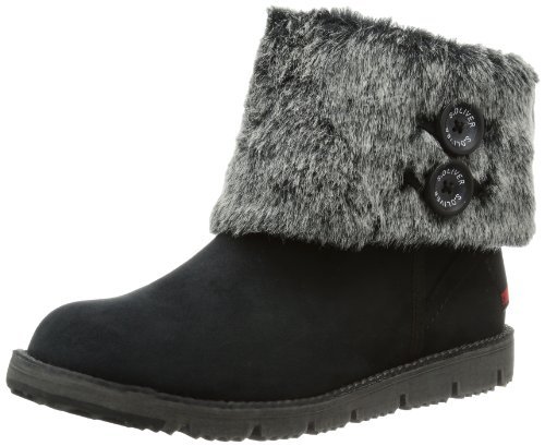 s.Oliver Damskie buty zimowe na co dzień, czarny - Czarny (Black 001) - 37 eu