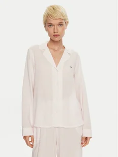 Tommy Hilfiger Koszulka piżamowa UW0UW05635 Różowy Loose Fit - Piżamy damskie - miniaturka - grafika 1