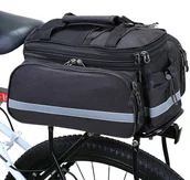 Sakwy rowerowe - Torba Na Bagażnik 3 Komorowa Sakwa Rowerowa Mocna D329 - miniaturka - grafika 1