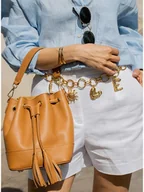 Torebki damskie - Victor & Hugo Paris Skórzana torebka " Mini Livy" w kolorze jasnobrązowym - 18 x 21,5 x 11 cm - miniaturka - grafika 1