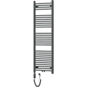 Grzejniki łazienkowe - Mexen Mars grzejnik elektryczny 1500 x 500 mm, 600 W, antracyt - W110-1500-500-2600-66 - miniaturka - grafika 1