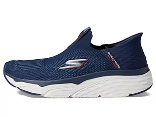 Trampki męskie - Skechers Męskie trampki 220389 NVY, granatowe tekstylne/syntetyczne, 46 EU, Granatowa tkanina syntetyczna, 46 EU - grafika 1