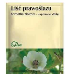 PRAWOŚLAZ LIŚĆ suplement diety FLOS 50g - Suplementy naturalne - miniaturka - grafika 1