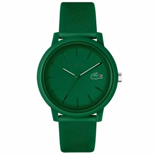 Zegarek Męski zegarek Lacoste 2011170 1212 zielony kauczukowy - Zegarki męskie - miniaturka - grafika 1