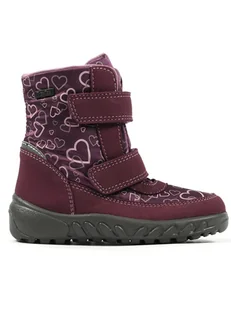 Richter Shoes Kozaki zimowe "Husky" w kolorze fioletowym - Kozaki damskie - miniaturka - grafika 1