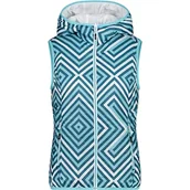 Kamizelki damskie - CMP Odwracalna kamizelka damska z kapturem - 33z5146 VEST Damska - miniaturka - grafika 1