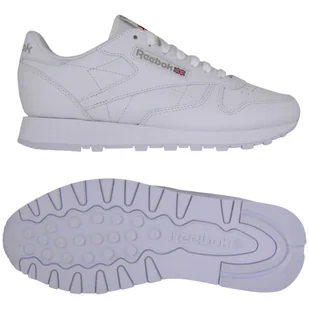 Buty na co dzień męskie REEBOK CLESSIC LEATHER skóra - Buty trekkingowe męskie - miniaturka - grafika 1