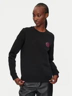 Bluzy damskie - KARL LAGERFELD Bluza 246W1816 Czarny Regular Fit - miniaturka - grafika 1