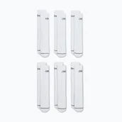 Skarpetki damskie - Skarpety Nike Jordan Everyday Crew 6 par white/gym red/black WYSYŁKA W 24H 30 DNI NA ZWROT - miniaturka - grafika 1