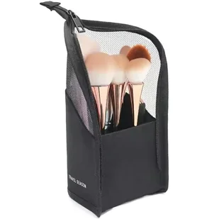 Kosmetyczka podróżna na pędzle do makijażu organizer 25x13x13cm czarny DA246 - Kosmetyczki, organizery i kuferki - miniaturka - grafika 1