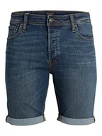 Spodenki damskie - Jack & Jones Plus Męskie szorty JJIRICK JJJORYGINALNE AM 626 PCW PLS Szorty dżinsowe, niebieski denim, 48, Blue Denim, 48 - miniaturka - grafika 1