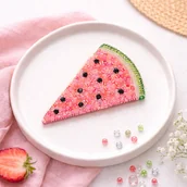 Broszki - Broszka Arbuz - miniaturka - grafika 1