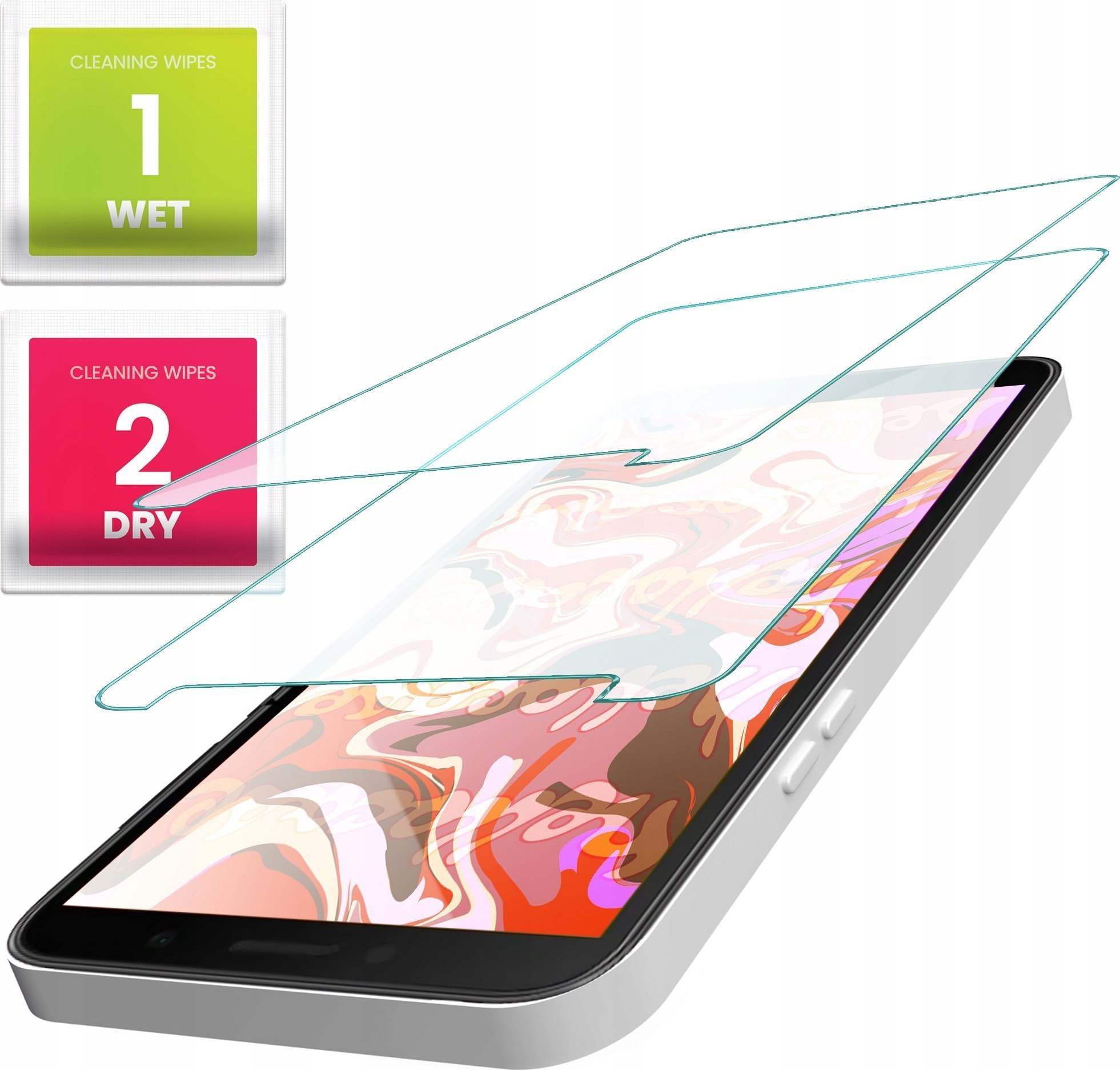 2-PAK Szkło Hartowane do Samsung Galaxy Note 9 9H, płaskie 2.5D, ochronne