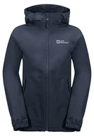 Kurtki i płaszcze dla chłopców - Jack Wolfskin Unisex Stormy Point Jacket, Night Blue, 92 - miniaturka - grafika 1