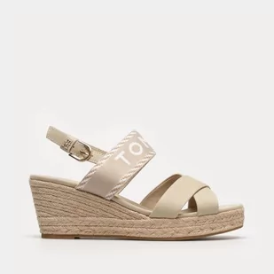 TOMMY HILFIGER SEASONAL WEBBING MID WEDGE - Tommy Hilfiger - Sandały damskie - miniaturka - grafika 1