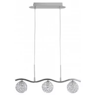 Lampy sufitowe - Candellux STARLET lampa sufitowa wisząca Chrom / TRANSPARENT 33-85743 - miniaturka - grafika 1