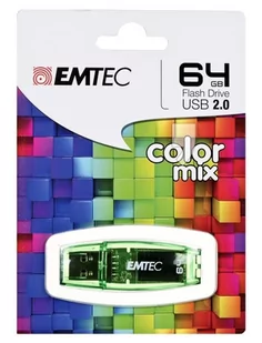 Emtec 64 GB pamięć USB USB Typu-A 2.0 Zielony, Nośnik Pendrive USB - Nośniki danych - miniaturka - grafika 1