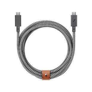 Native Union Belt Cable Pro 240W USB-C – USB-C 2,4m zebra - Kable USB - miniaturka - grafika 1
