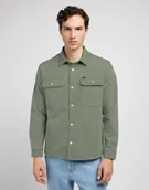 Koszule męskie - camicie uomo lee 112350074 workwear olive groove - LEE - miniaturka - grafika 1