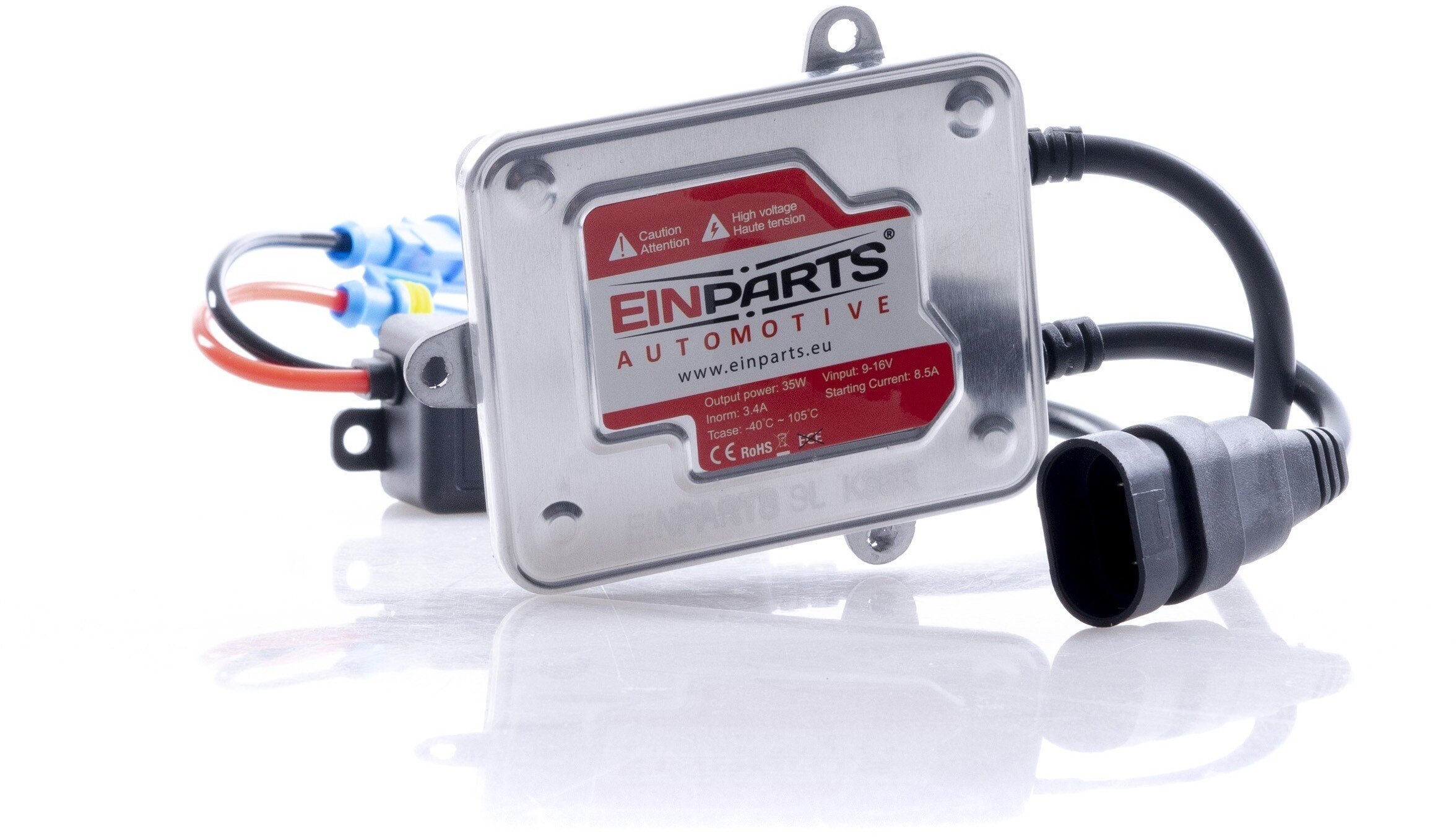 Przetwornica Einparts Automotive EINPARTS PRZETWORNICA DO HID 55W 9V-16V BEZ ZAKŁÓCEŃ RADIOWYCH DO ZESTAWÓW