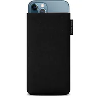Etui i futerały do telefonów - Adore June Etui na telefon komórkowy Classic Recycled czarne kompatybilne z iPhone 13 / iPhone 13 Pro/iPhone 12 / iPhone 12 Pro, nowoczesne ekologiczne materiały R-PES, wyprodukowano w Europie - miniaturka - grafika 1