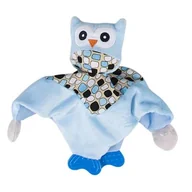 Maskotki i pluszaki - Sun Baby Przytulanka z sówką i gryzakiem różowa G06 - miniaturka - grafika 1