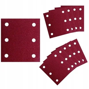 Makita Papier ścierny na rzep 114 x 102 mm (6 otworów) ziarn. 60, 10 szt. P-3309 - Materiały ścierne - miniaturka - grafika 1