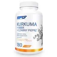 Układ pokarmowy - SFD Kurkuma + Imbir + Czarny Pieprz 180 tabletek - miniaturka - grafika 1