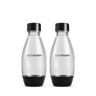 OUTLET - Butelki na wodę SodaStream Fuse 0,5l - Czarne dwupak - AGD OUTLET - miniaturka - grafika 1