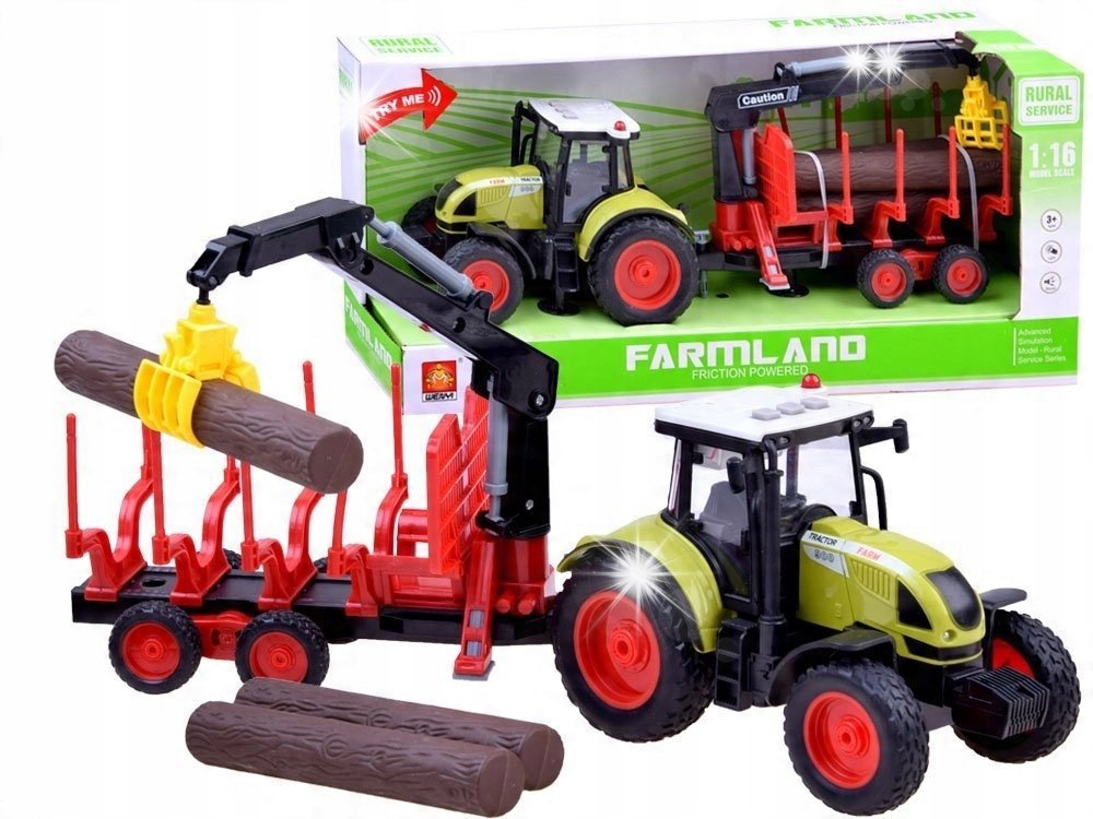 Traktor + przyczepa maszyny rolnicze ZA2436