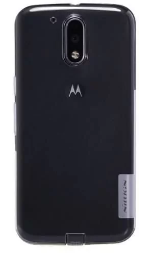 Nillkin Nature - Rückwertiges Schongehäuse, rutschfest aus TPU-Gel für Motorola Moto G4 Plus - Durchsichtig